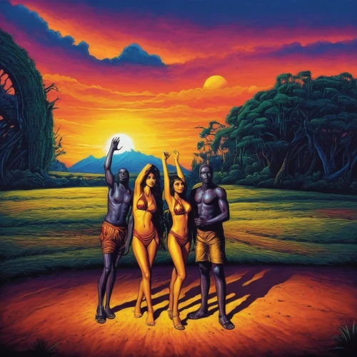 thorgerson,ozric,neon body painting,klarwein,dethklok,tretchikoff,skyhooks,el salvador dali,surfaris,hipgnosis,clyro,three wise men,barsoom,paschke,ladyland,the three graces,hiaasen,the three wise men,surrealism,mastodon,Illustration,Realistic Fantasy,Realistic Fantasy 25