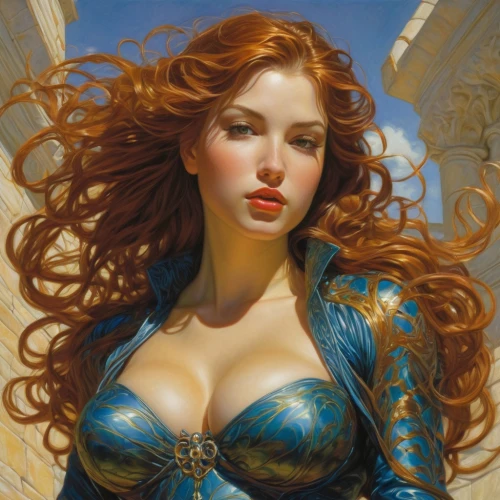 fantasy woman,madelyne,triss,siryn,fantasy art,margairaz,fantasy portrait,romanoff,mera,liliana,macniven,blue enchantress,teela,redheads,hildebrandt,xanth,giancola,viveros,lysette,chandra,Illustration,Realistic Fantasy,Realistic Fantasy 03