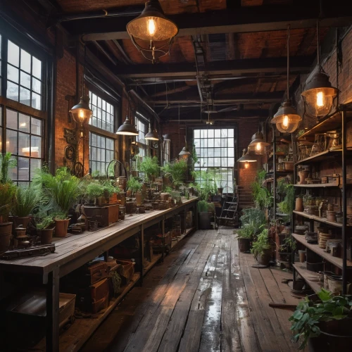 herbology,apothecary,packinghouse,rustic aesthetic,flower shop,teahouses,apothecaries,watercolor shops,loft,soap shop,lumberyard,garden shed,brickworks,bellocq,mercantile,houseplants,greenhouse,warehouse,storerooms,potted plants,Photography,Documentary Photography,Documentary Photography 16