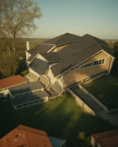 on top of the field house,prestonwood,shorecrest,southfork,standridge,drone image,drone view,kimbell,drone phantom 3,schoenstatt,aerial view,overhead view,mcneese,view from above,fieldhouse,house roofs,trevecca,atascocita,cuddesdon,drone shot,Photography,Documentary Photography,Documentary Photography 01