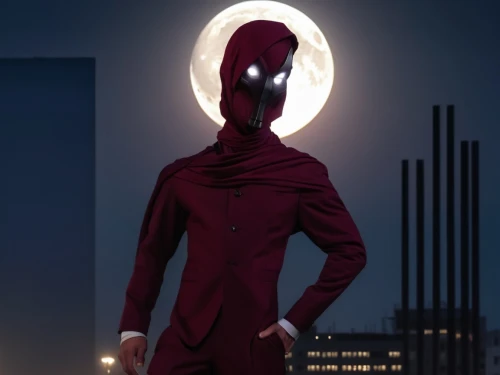 dark suit,lenderman,daredevil,vanterpool,vigilante,oscorp,the suit,night administrator,nightclothes,alchemax,rinzler,man silhouette,raimi,osborn,red super hero,azzarello,automata,miles,moonman,nightwatchman,Photography,General,Realistic