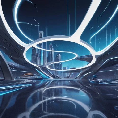 tron,futuristic landscape,electric arc,silico,cybercity,cartoon video game background,futuristic architecture,hyperspace,accelerator,superhighways,argost,velocity,art deco background,arcology,lightwave,hypervelocity,spaceship interior,sky space concept,cyberia,interstellar bow wave,Conceptual Art,Daily,Daily 31