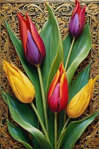 tulip background,tulip flowers,flowers png,flower painting,tulips,tulip bouquet,tulp,two tulips,tulipa,orange tulips,yellow orange tulip,tulip blossom,tulip,tulip festival,yellow tulips,flower background,flower art,tulipe,oil painting on canvas,tulip branches,Art,Artistic Painting,Artistic Painting 01