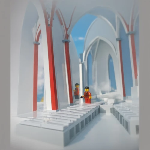 white temple,ice castle,thatgamecompany,voxel,lowpoly,lego background,hall of the fallen,voxels,monastery,archways,pilgrimage,low poly,tirith,mausoleum ruins,cloistered,pillars,igloos,conclave,penitentes,monasteries,Unique,3D,Garage Kits