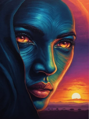 welin,binti,african woman,afrofuturism,teferi,nubian,kemet,world digital painting,afrikan,eclipsed,akilah,umoja,maliana,tuareg,african art,afrique,nubia,sahara,african american woman,erykah,Illustration,Realistic Fantasy,Realistic Fantasy 25