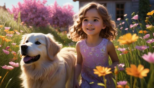 liesel,girl with dog,adaline,floricienta,arrietty,girl in flowers,golden retriever,boy and dog,disneynature,beren,beautiful girl with flowers,meadow daisy,daisy,flower girl,everwood,annie,boublil,little boy and girl,daisy 2,anoushka,Photography,Artistic Photography,Artistic Photography 06