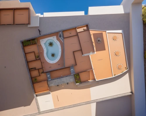 roof top pool,sky apartment,3d rendering,habitaciones,courtyards,house roofs,roof landscape,roof terrace,roofs,townhome,an apartment,3d rendered,lofts,sketchup,courtyard,new housing development,development concept,block balcony,skyloft,3d render,Photography,General,Realistic