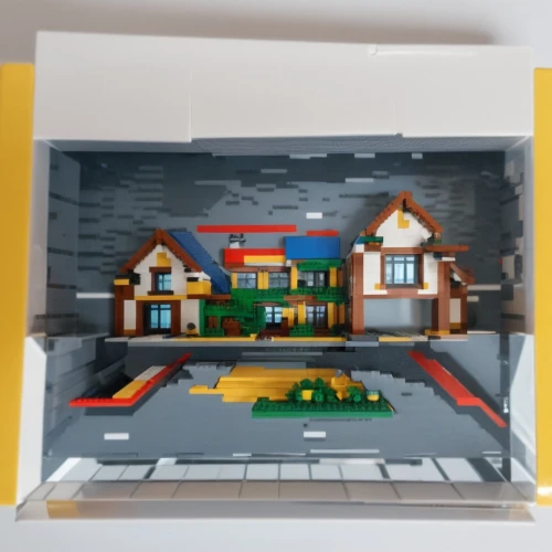 lego frame,lego pastel,glass painting,from lego pieces,miniature house,fused glass,paper frame,voxel,micropolis,paper art,miniland,framed paper,shelepin,dollhouses,watercolor frame,lego city,dolls houses,diorama,houses clipart,small landscape,Unique,3D,Garage Kits