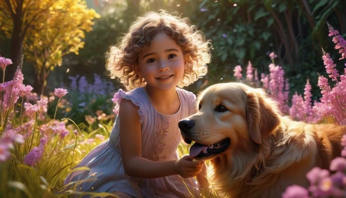 girl with dog,liesel,arrietty,adaline,disneynature,annie,boy and dog,floricienta,golden retriever,labradoodle,anabelle,little boy and girl,girl in flowers,golden retriver,girl and boy outdoor,tenderness,retriever,children's background,boublil,gretel,Photography,Artistic Photography,Artistic Photography 06