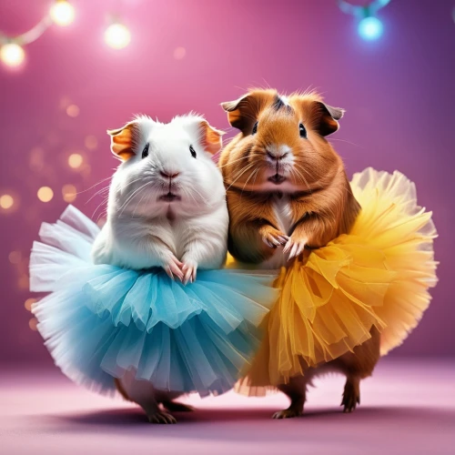 animals play dress-up,guinea pigs,guineapig,hamsters,guinea pig,dancing couple,gerbils,teacup pigs,whimsical animals,cinderellas,musical rodent,cute animals,cavia,fairytale characters,palmice,kawaii animals,dancesport,ballerinas,ratas,princesses,Photography,General,Realistic