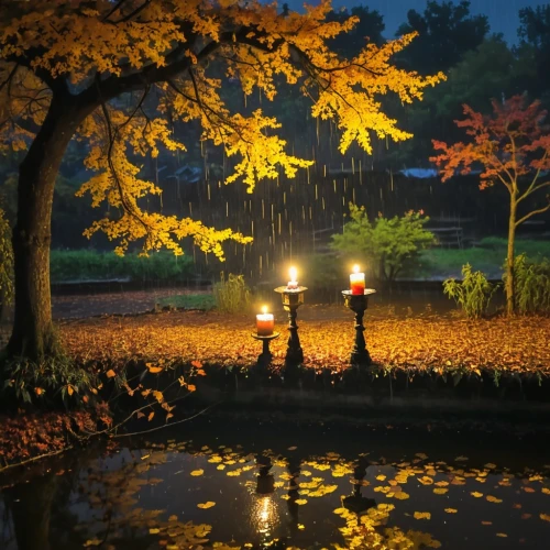 autumn background,autumn scenery,the autumn,autumn in the park,romantic scene,autumn landscape,autumn park,autumn in japan,autumn idyll,illuminated lantern,in the autumn,lanterns,autumn,autumn songs,light of autumn,autumn morning,fall landscape,autumn decoration,night scene,autumn theme,Unique,Pixel,Pixel 04