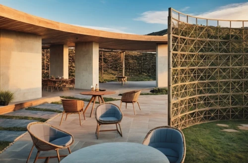 bertoia,tokara,pergola,corten steel,amanresorts,outdoor table and chairs,dunes house,landscape designers sydney,lefay,landscape design sydney,telleria,roof terrace,trellises,cottars,tulou,garden design sydney,roof garden,siza,arbour,bamboo curtain,Photography,General,Realistic