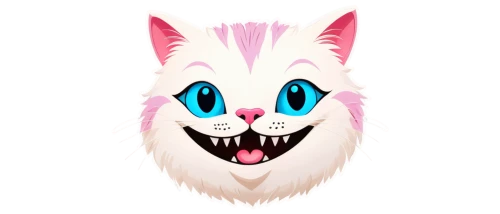 cat vector,frideswide,bunnicula,light fur,cartoon cat,samoyedic,wolpaw,firecat,furby,kihon,korin,pink cat,white cat,kittenish,doodle cat,volf,lumo,wollemi,starclan,whiskas,Unique,Design,Sticker
