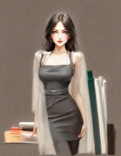 librarian,3d figure,derivable,fashion doll,kuchel,headmistress,businesswoman,female doll,secretarial,doll figure,business woman,fashion dolls,miniature figure,blur office background,dress doll,bjd,model train figure,rc model,model doll,designer dolls