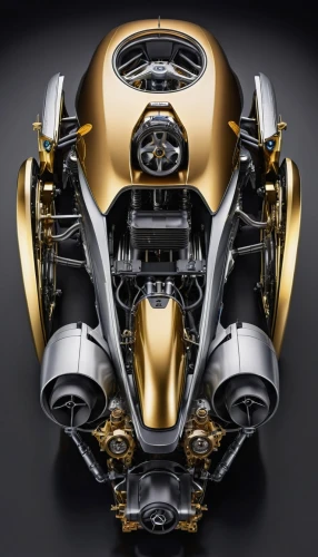 mercedes engine,tourbillon,car engine,engine,internal-combustion engine,biomechanical,goldtron,mechanoid,mignoni,motor,midengine,cutaway,machine,black and gold,autome,endoskeleton,goldbug,gold lacquer,turbomeca,rc model,Photography,General,Realistic