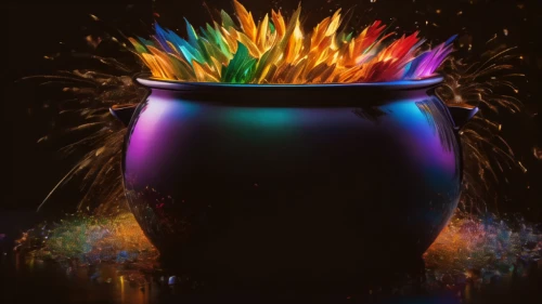 fireworks art,fireworks background,magical pot,rainbow pencil background,pyrotechnic,firework,cauldron,pyrotechnics,candy cauldron,caldron,fireworks rockets,exploding,pot of gold background,drawing with light,colorful foil background,fire artist,firecracker,fire bowl,sparks,splash photography,Photography,General,Natural