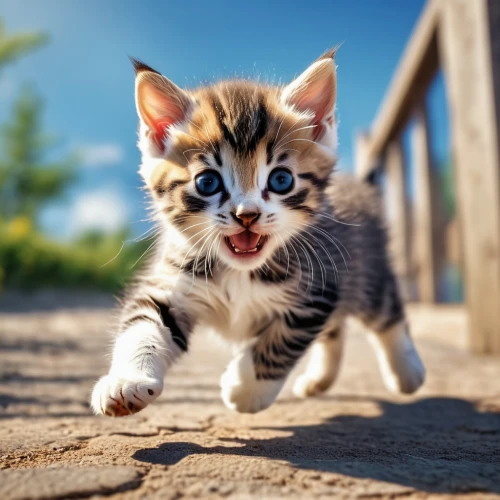 pounce,cute cat,pouncing,tabby kitten,ferocious,funny cat,cat warrior,feral cat,cat image,kitten,wild cat,scampering,street cat,cat vector,calico cat,stray kitten,cats playing,kittens,supercat,toxoplasmosis,Photography,General,Realistic