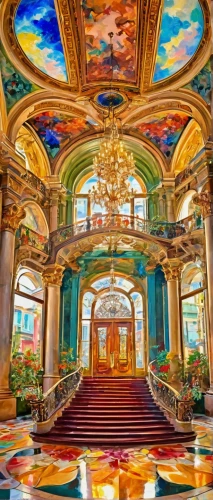 venetian hotel,marble palace,caesars palace,dragon palace hotel,caesar's palace,emirates palace hotel,bellagio hotel,montecarlo,many glacier hotel,opulently,caesar palace,floor fountain,hall of nations,hotel lobby,grandeur,ornate room,ballroom,europe palace,lachapelle,grand hotel,Conceptual Art,Oil color,Oil Color 20