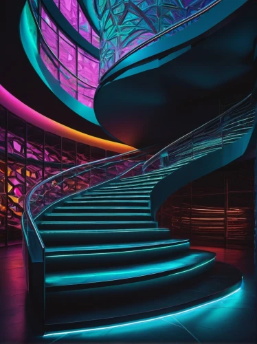 futuristic art museum,planetariums,spaceship interior,ufo interior,spiral staircase,staircase,staircases,innoventions,futuristic architecture,winding steps,winding staircase,stairway,blavatnik,colorful spiral,movie theater,escaleras,nightclub,theater stage,stairs,futuristic landscape,Photography,Documentary Photography,Documentary Photography 04