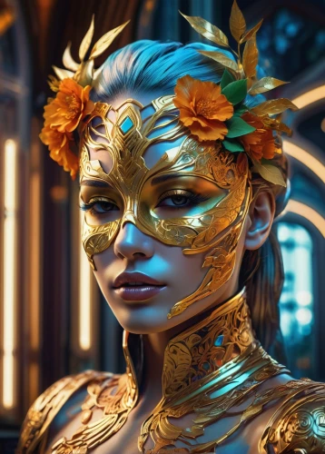 masquerade,golden mask,golden crown,gold mask,golden flowers,golden wreath,gold flower,gold crown,gilded,sundancer,circlet,venetian mask,flower gold,flora,golden autumn,majevica,mascarade,solara,amidala,gold filigree,Photography,Artistic Photography,Artistic Photography 08