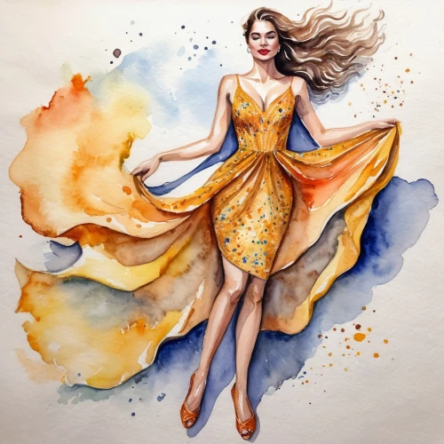 watercolor pin up,watercolor,watercolor painting,watercolor mermaid,watercolor women accessory,watercolors,aquarelle,watercolor background,watercolour paint,margaery,boho art style,watercolor sketch,water color,watercolor tea,fashion sketch,boho art,watercolour,watercolours,watercolor paint strokes,gold foil mermaid,Illustration,Paper based,Paper Based 24
