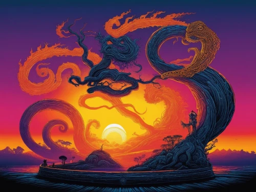 painted dragon,barongsai,moondragon,dragon,dragon fire,qilin,dragon design,taoism,rakshasa,fire breathing dragon,kukulkan,samudra,mahakala,mid-autumn festival,shabdrung,pangu,oriental lantern,halloween background,flame spirit,golden dragon,Illustration,Realistic Fantasy,Realistic Fantasy 25