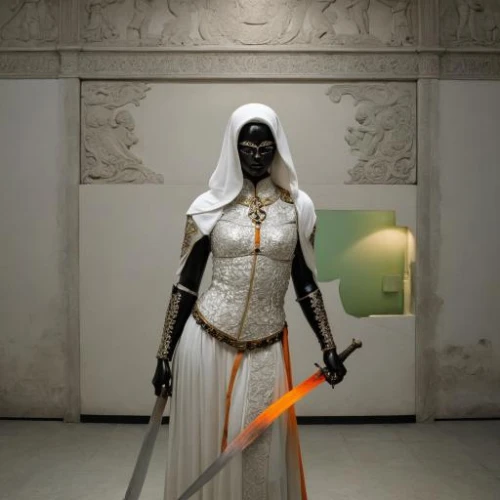 akhnaten,ventress,vestal,mediatrix,auditore,claymore,izanagi,cleric,shadowgate,aesulapian staff,impa,templar,fencer,palila,wodrow,drizzt,prioress,priestess,cosplay image,angmar