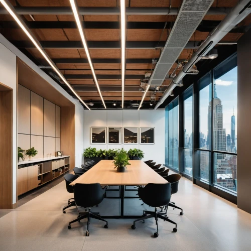 modern office,daylighting,conference room,gensler,concrete ceiling,ceiling lighting,contemporary decor,board room,associati,conference table,boardroom,offices,interior modern design,steelcase,bureaux,penthouses,meeting room,modern decor,minotti,loft,Photography,General,Realistic