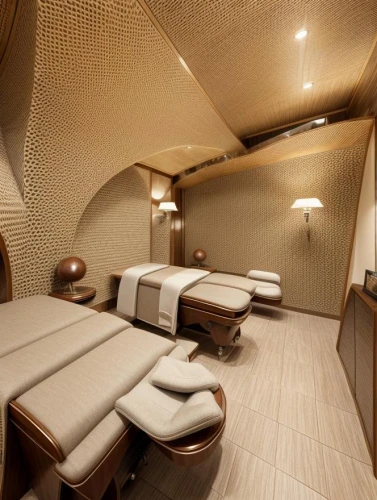 spaceship interior,ufo interior,corporate jet,cabin,treatment room,private plane,lounges,luxury bathroom,spaceship,train car,staterooms,luxury,beauty room,great room,vaulted ceiling,salon,mahdavi,space capsule,saloon,therapy room