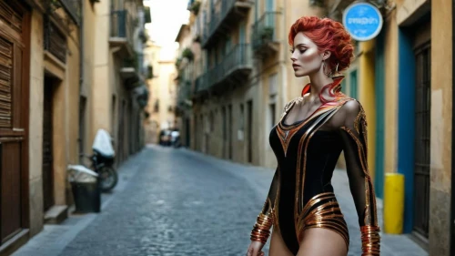 anchoress,giganta,florence,bodypaint,bloodrayne,brera,ceremonials,bodypainting,redhead doll,latex,redhair,florentine,contessa,whigfield,tilda,florencia,red head,simmone,body painting,femme fatale