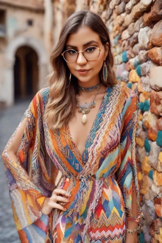 missoni,marzia,caftans,hallia venezia,boho,sienna,giulia,florentina,cinzia,kaftans,caftan,ludovica,federica,siena,with glasses,tiziana,brera,etro,boho art style,yefimova,Photography,Realistic