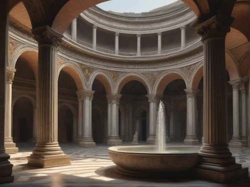 roman bath,cistern,cloistered,cisterns,monastero,theed,floor fountain,undercroft,alhambra,mikvah,hamam,cloister,bathhouse,courtyards,borromini,fountain,decorative fountains,frigidarium,pallas athene fountain,water fountain,Conceptual Art,Daily,Daily 30