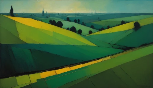 levinthal,hoyland,benton,sommerfeldt,feitelson,eitel,vandenbroucke,green landscape,green fields,landscape,palouse,diebenkorn,weisman,bischoff,vogel,fairhurst,corvis,blanchfield,greenfeld,hohmann,Conceptual Art,Oil color,Oil Color 12