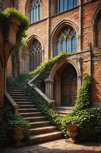 maulbronn monastery,rufford,frombork,cloister,buttresses,zamek malbork,entranceway,kiddingly,chrobry,outside staircase,staircase,stone stairway,nyenrode,buttressed,courtyard,hohenzollern castle,stairway,malbork,buttressing,hammerbeam,Illustration,Realistic Fantasy,Realistic Fantasy 15