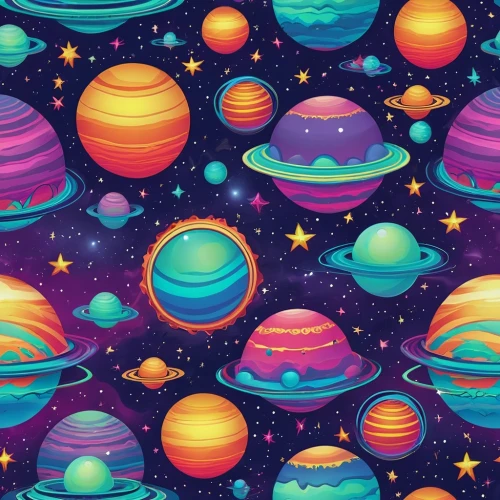 planets,retro background,outer space,galactic,colorful stars,intergalactic,crayon background,space,retro pattern,colorful background,galaxy,free background,background pattern,beautiful wallpaper,spacecrafts,outerspace,bandana background,alien planet,space art,digital background,Illustration,Abstract Fantasy,Abstract Fantasy 10