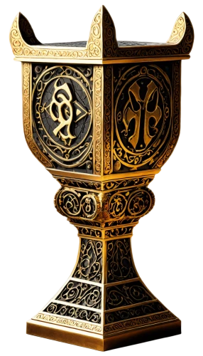 lectern,ciborium,gold chalice,tabernacles,reliquary,chalice,golden candlestick,font,orchestrion,lyre box,incense with stand,oriental lantern,knight pulpit,censer,3d render,medieval hourglass,3d model,lecterns,scrollwork,celtic cross,Illustration,Abstract Fantasy,Abstract Fantasy 09