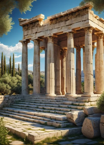 greek temple,erechtheion,erechtheus,artemis temple,roman temple,temple of diana,acropolis,temple of poseidon,hellas,temple of hercules,delphi,laodicea,ephesus,caesonia,panagora,athenian,hellenic,akropolis,ancient olympia,metapontum,Conceptual Art,Fantasy,Fantasy 18