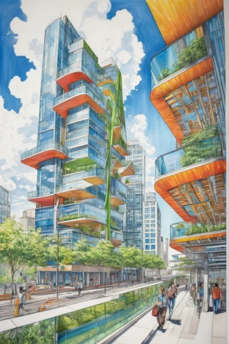 songdo,europan,transbay,capitaland,smart city,mvrdv,arcology,biopolis,futuristic architecture,urban development,megaproject,payoh,shekou,nanterre,urban design,cyberjaya,sanlitun,skyways,zorlu,ecotopia,Conceptual Art,Daily,Daily 17