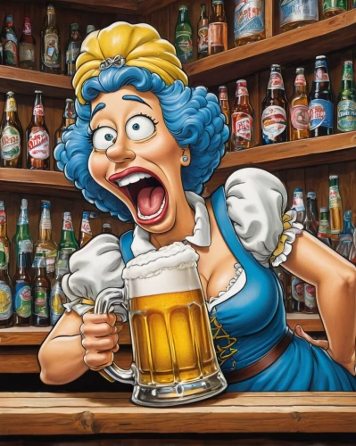 barmaid,oktoberfest background,beermaker,cervecerias,i love beer,beer,bier,cerveza,cervecera,octoberfest,cervejaria,inbev,gambrinus,beermakers,pilsener,biere,bartender,barkeep,sabmiller,barmaids,Illustration,Abstract Fantasy,Abstract Fantasy 23