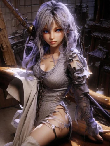 kuja,female doll,bjd,painter doll,artist doll,tera,elona,urd,nier,khatuna,ahlert,ayane,chiana,dark elf,sorceress,fairy tale character,amriki,yuna,cloth doll,bns