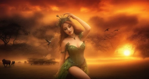 tuatha,derivable,sirenia,saria,faerie,celtic woman,fantasy picture,dryad,skyclad,lethe,druidic,celtic queen,sorceress,faery,samhain,imbolc,demoness,asherah,dryads,wildfire,Illustration,Realistic Fantasy,Realistic Fantasy 02