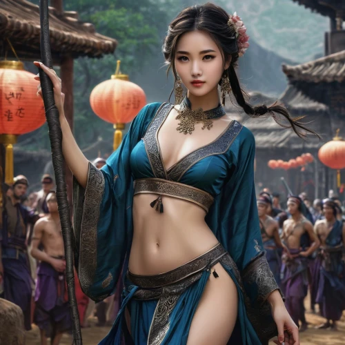 xixia,kitana,yangmei,xiaofei,qixi,xianwen,diaochan,zhaowen,xiaomei,yingjie,xiangxue,xiaohong,tianxia,female warrior,asian woman,xuyen,dianbai,yimei,xiaohua,xiaowen,Conceptual Art,Fantasy,Fantasy 34