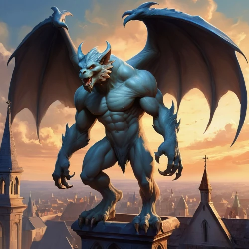 gargoyles,gargoyle,manticore,astaroth,hyzaar,dagestanis,balrog,neverwinter,garrison,demongeot,zurvan,demonomicon,orcus,danzig,reignited,angantyr,skylander giants,uriri,demonology,beheira,Illustration,Realistic Fantasy,Realistic Fantasy 01