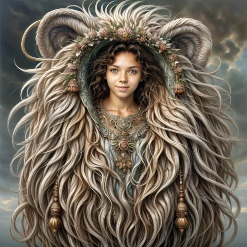 fantasy portrait,female lion,mystical portrait of a girl,mandylion,niobe,fantasy art,lioness,arundhati,lionni,thyatira,margairaz,asherah,forest king lion,lion,lionore,sigyn,celtic queen,leonine,lionheart,llyra