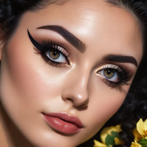vintage makeup,retouching,contoured,eyes makeup,dewy,retouched,highbrows,tunisienne,elizabeth taylor,lustrous,abdullayeva,saloma,contouring,women's cosmetics,romantic look,liner,eldena,doll's facial features,blepharoplasty,porcelain doll,Photography,General,Realistic