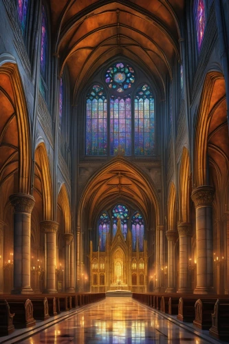 transept,cathedral,sanctuary,liturgical,pcusa,ecclesiastical,ecclesiatical,cathedrals,haunted cathedral,nave,sacristy,gesu,the cathedral,stained glass windows,gothic church,church painting,holy place,christ chapel,presbytery,liturgy,Conceptual Art,Oil color,Oil Color 04