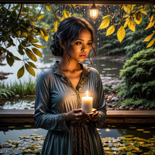 candlelight,candlelit,candlelights,candle light,vietnamese woman,krathong,divali,sithara,anupama,ahalya,lumidee,candelight,poornima,nurfaizi,srividya,romantic portrait,cambodiana,karthika,kartini,abhinaya