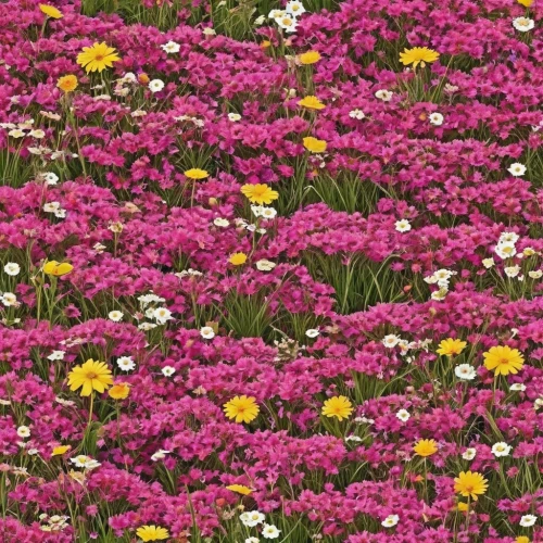 blanket of flowers,field of flowers,sea of flowers,flower carpet,flower field,pink daisies,flowers field,flower border,floral border,flower meadow,australian daisies,flower borders,bellis perennis,african daisies,dianthus,flower blanket,blooming field,pink chrysanthemums,alpine flowers,flower background,Illustration,Abstract Fantasy,Abstract Fantasy 10