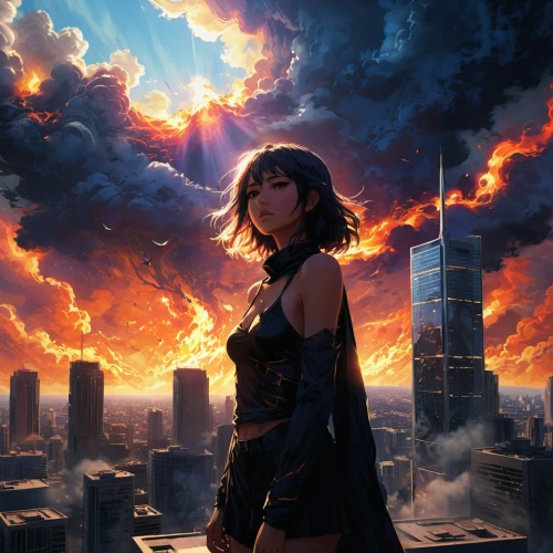 motoko,kusanagi,kanno,above the city,niijima,apocalyptic,takemi,fubuki,shimei,cityscape,mikasa,city in flames,peni,skyscraping,alita,utada,kunitachi,horikoshi,sky,kawakami,Photography,Documentary Photography,Documentary Photography 37