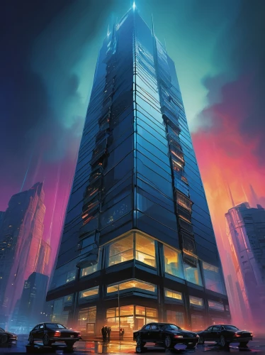 the skyscraper,skyscraper,lexcorp,skycraper,skyscraping,pc tower,supertall,megacorporation,alchemax,cybercity,glass building,towergroup,the energy tower,ctbuh,cybertown,megacorporations,electric tower,high-rise building,oscorp,skyscrapers,Conceptual Art,Oil color,Oil Color 04